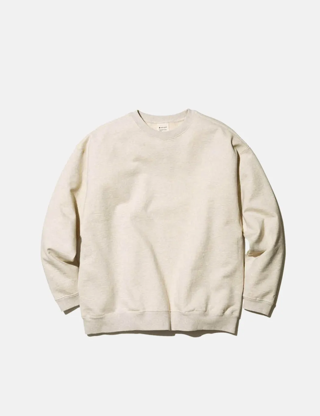 Snow Peak Crewneck Sweatshirt (Recycled Cotton) - Oatmeal Brown sold by Article London product image thumbnail 5