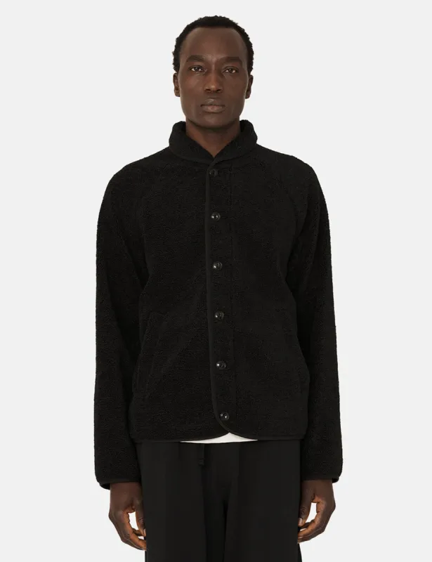 YMC Beach Jacket (Poly Fleece) - Black made by Article London