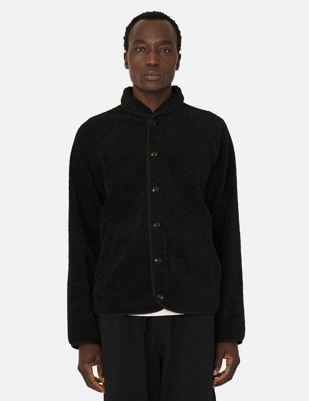 YMC Beach Jacket (Poly Fleece) - Black sold by Article London