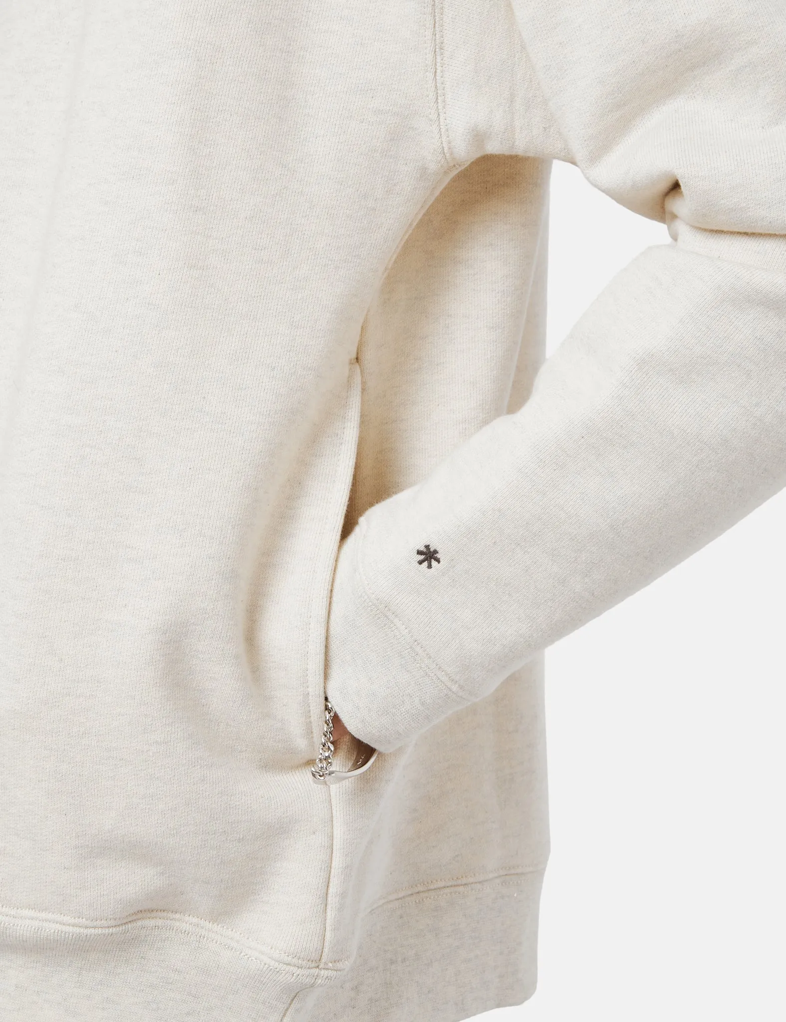 Snow Peak Crewneck Sweatshirt (Recycled Cotton) - Oatmeal Brown sold by Article London product image thumbnail 2