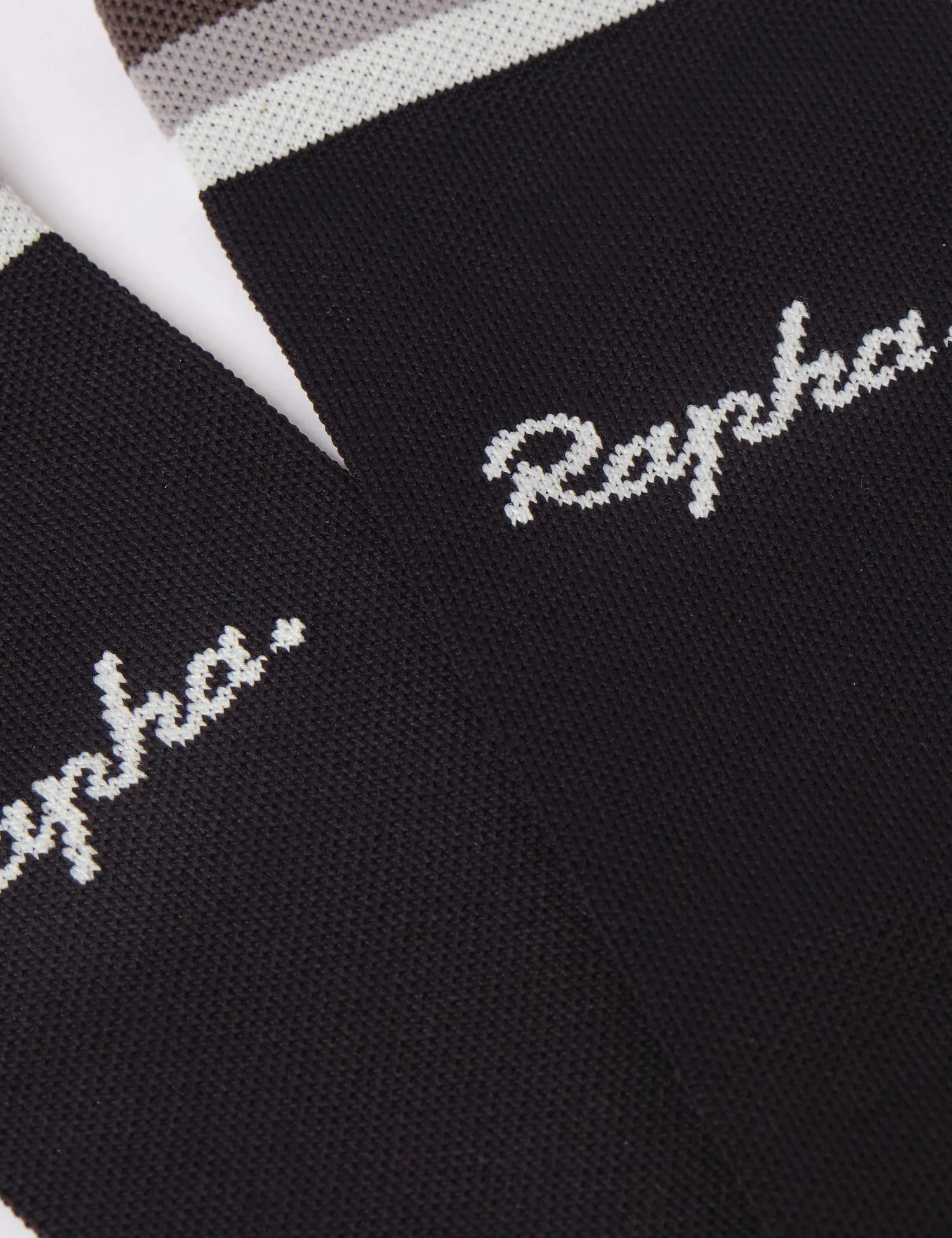 Rapha Logo Socks - Black/Grey/Carbon Grey sold by Article London product image thumbnail 2