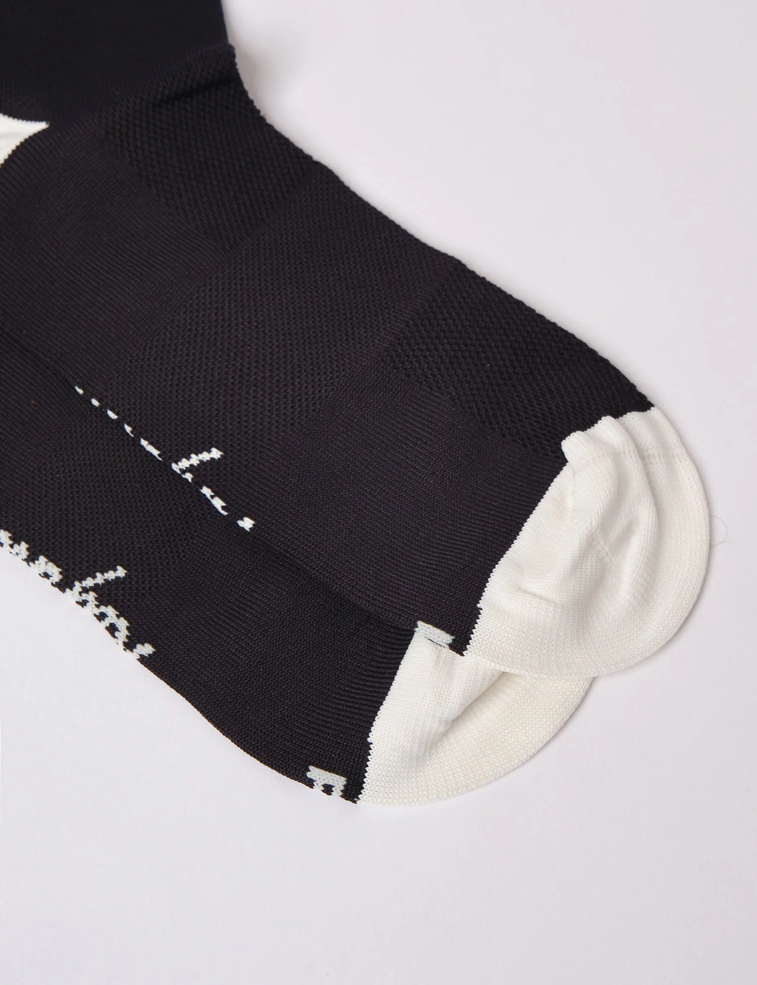 Rapha Logo Socks - Black/Grey/Carbon Grey sold by Article London product image thumbnail 4