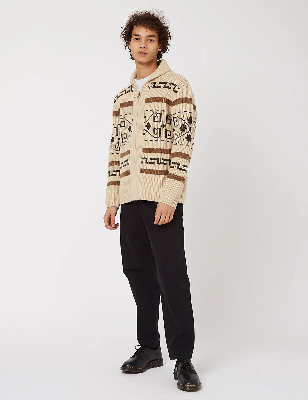 Pendleton The Original Westerley Cardigan - Tan/Brown sold by Article London product image thumbnail 3