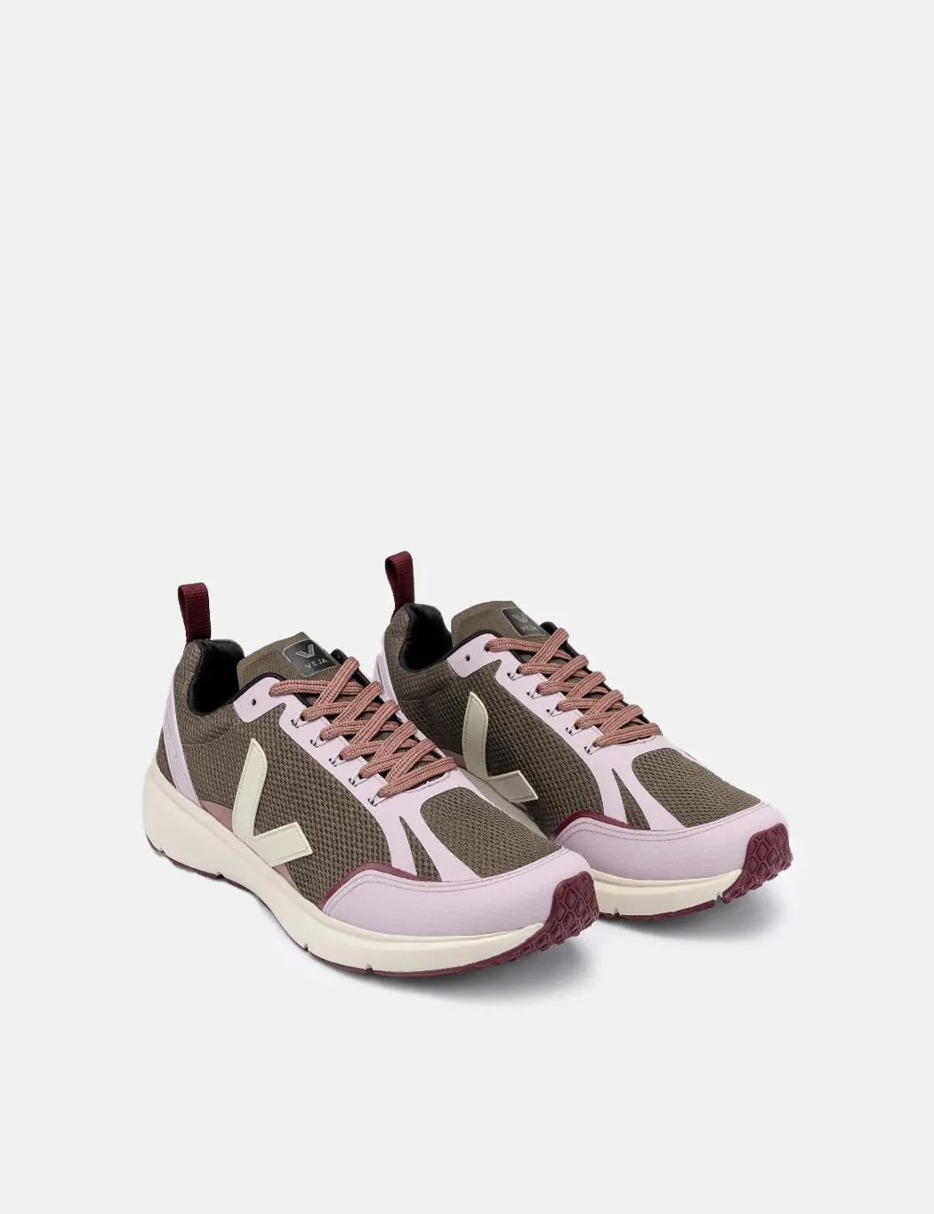 Womens Veja Condor 2 Alveomesh Running Shoes - Khaki/Pierre/Parme sold by Article London product image thumbnail 3