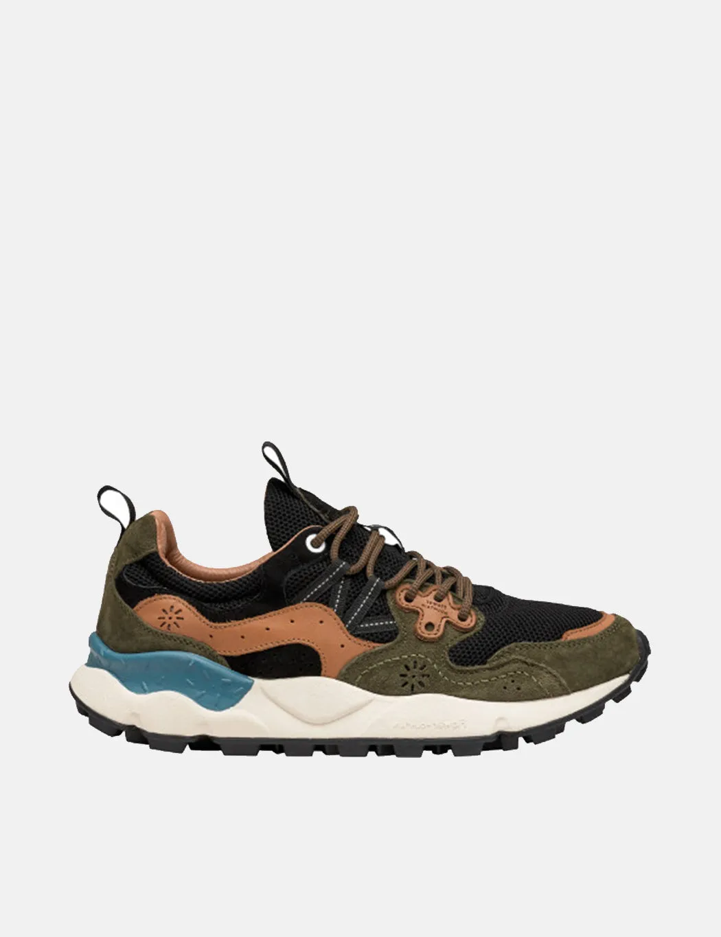 Flower Mountain Yamano 3 (Suede/Nylon) - Military Green/Black sold by Article London