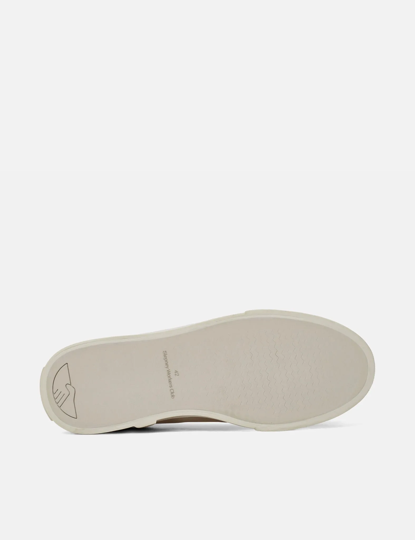 Stepney Workers Club Dellow M Trainers (Leather) - White sold by Article London product image thumbnail 4