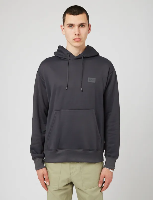 NN07 Briggs Cotton Hooded Sweatshirt - Concrete sold by Article London