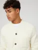 Universal Works Cardigan (Wool Fleece) - Winter White sold by Article London