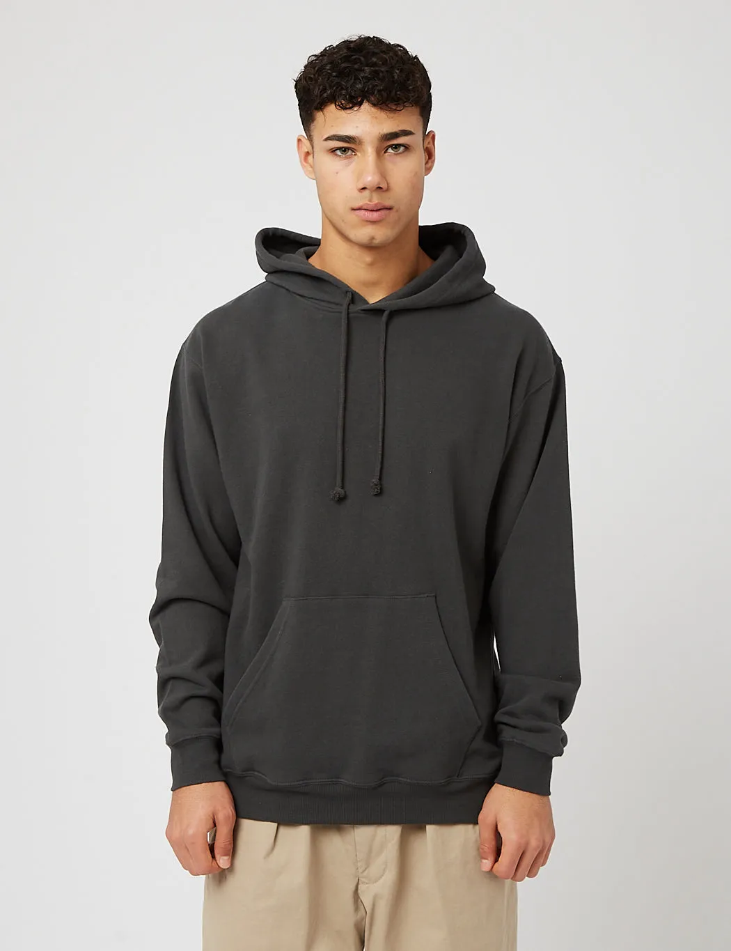 Beams Plus Hooded Sweatshirt - Black sold by Article London