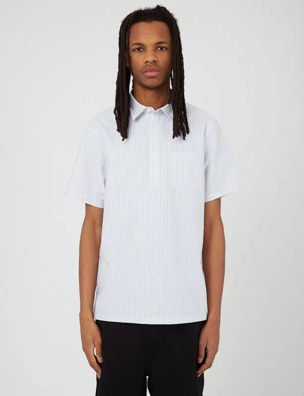 Norse Projects Oscar Oxford SS Shirt - Clouded Blue sold by Article London
