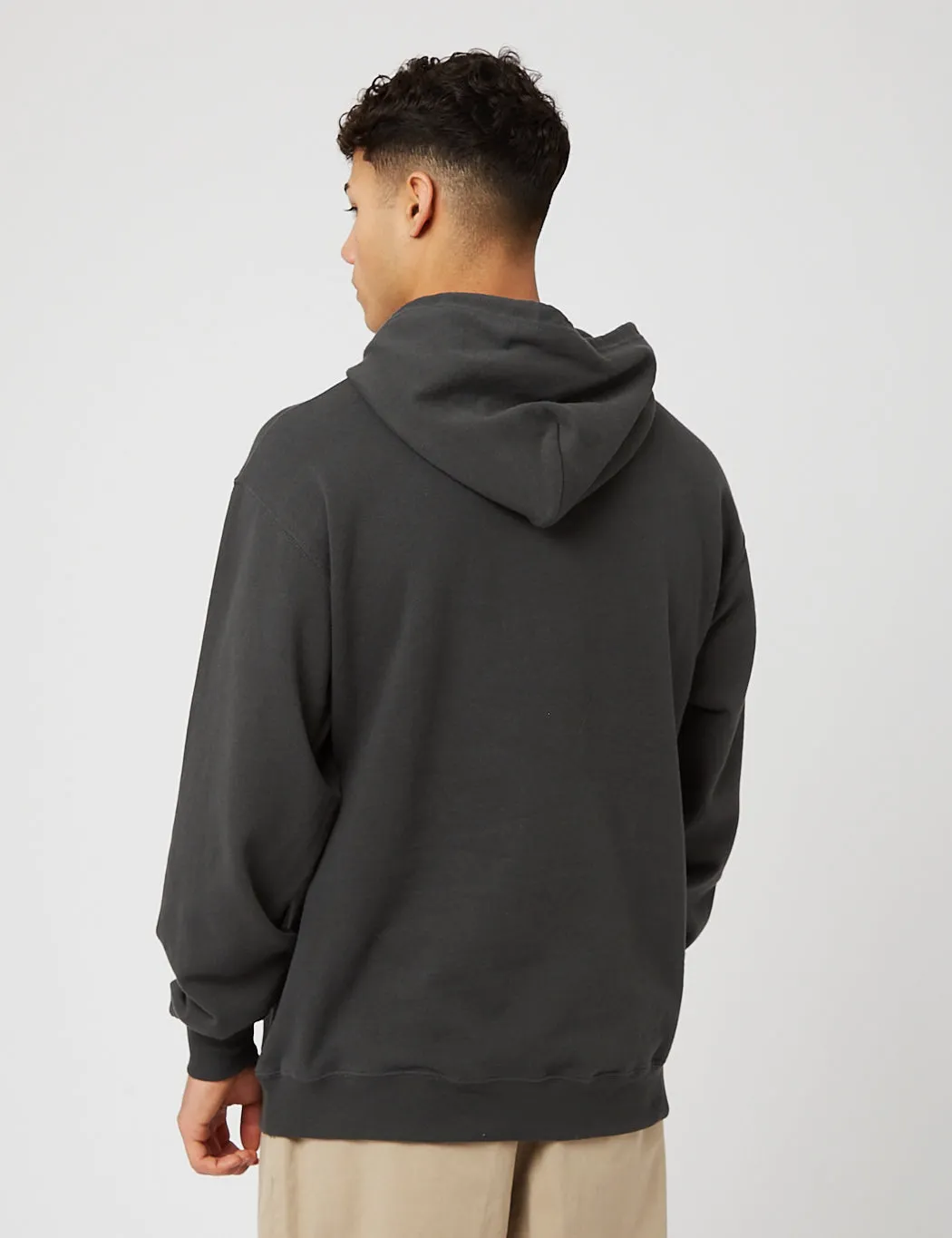 Beams Plus Hooded Sweatshirt - Black sold by Article London product image thumbnail 3