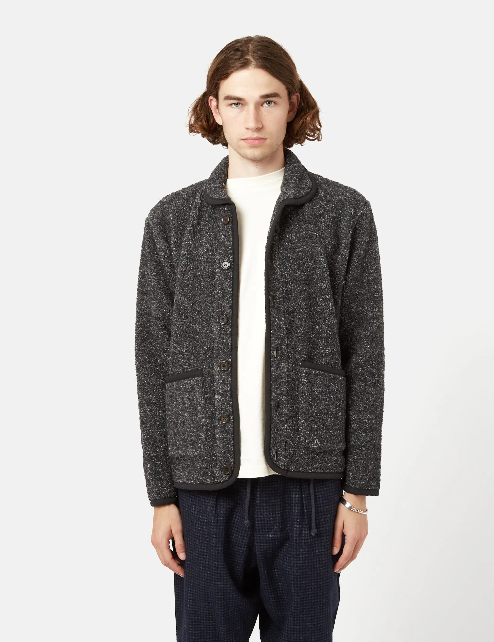 Universal Works Lancaster Jacket - Charcoal Grey sold by Article London product image thumbnail 4