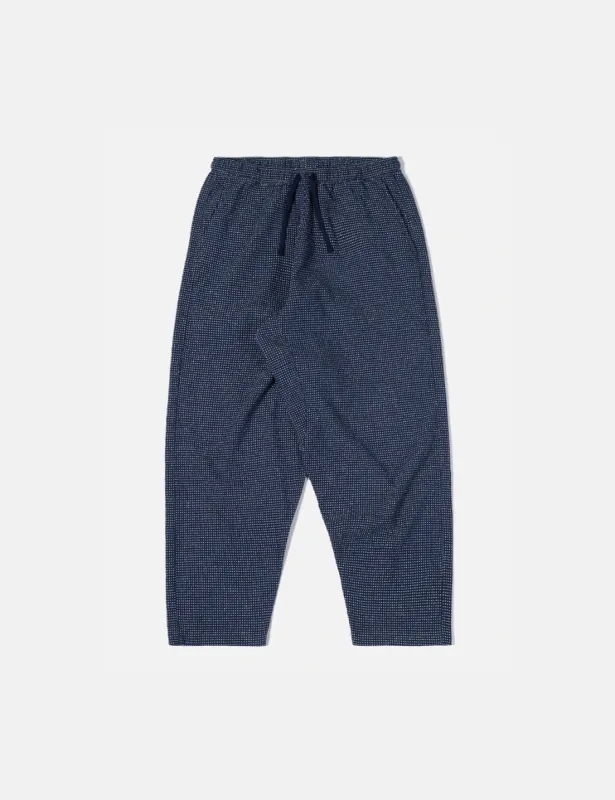 Universal Works Braga Pant (Cactus Weave) - Navy Blue sold by Article London
