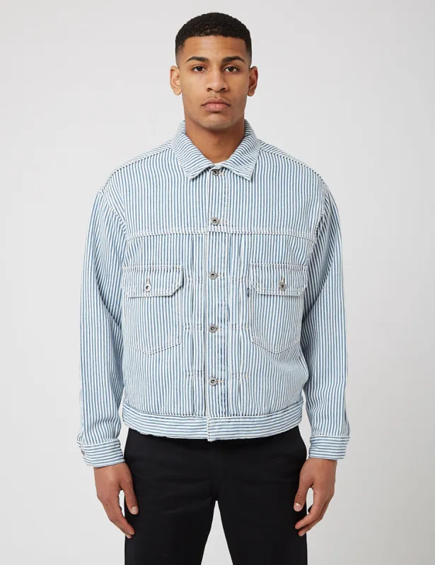 Levis Made & Crafted Oversized Type II Trucker Jacket - Radar/Multi sold by Article London