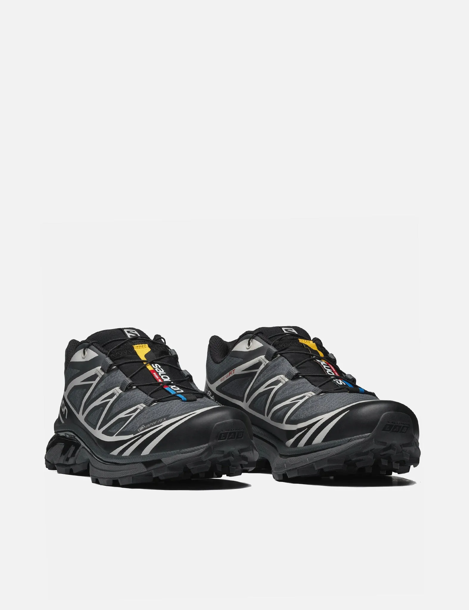 Salomon XT-6 GTX GoreTex Trainers - Black/Ebony/Lunar Rock sold by Article London product image thumbnail 2