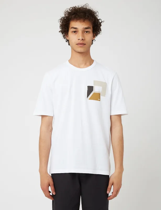 Folk Border T-Shirt - White Tan sold by Article London
