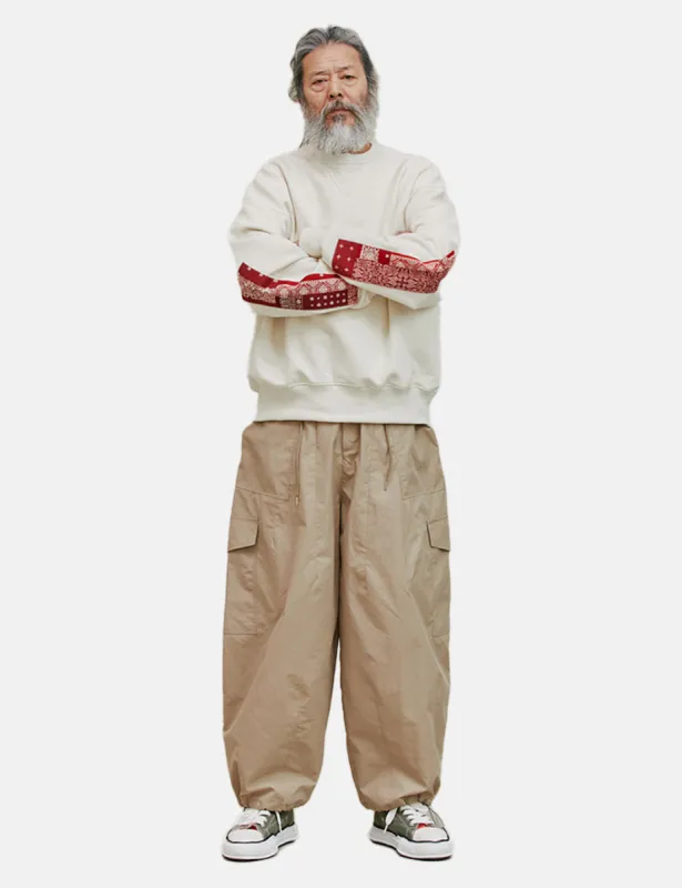 Frizmworks Bandana Block Sweatshirt - Cream sold by Article London