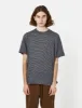 YMC Triple T-Shirt - Ecru/Navy sold by Article London