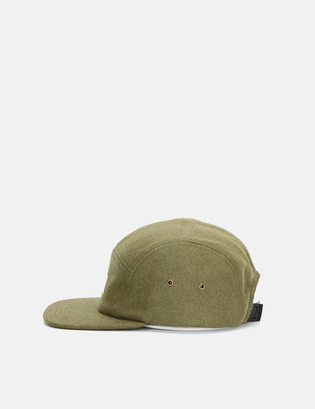 Bhode 5-Panel Cap (Wool) - Olive Green sold by Article London product image thumbnail 2
