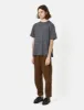 YMC Triple T-Shirt - Ecru/Navy sold by Article London