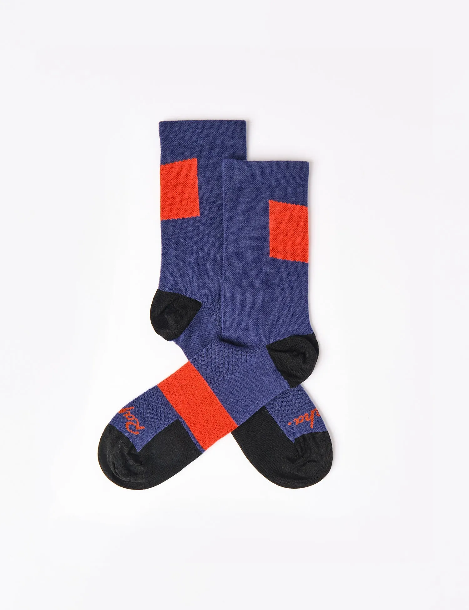Rapha Trail Socks - Deep Blue/Orange sold by Article London product image thumbnail 4