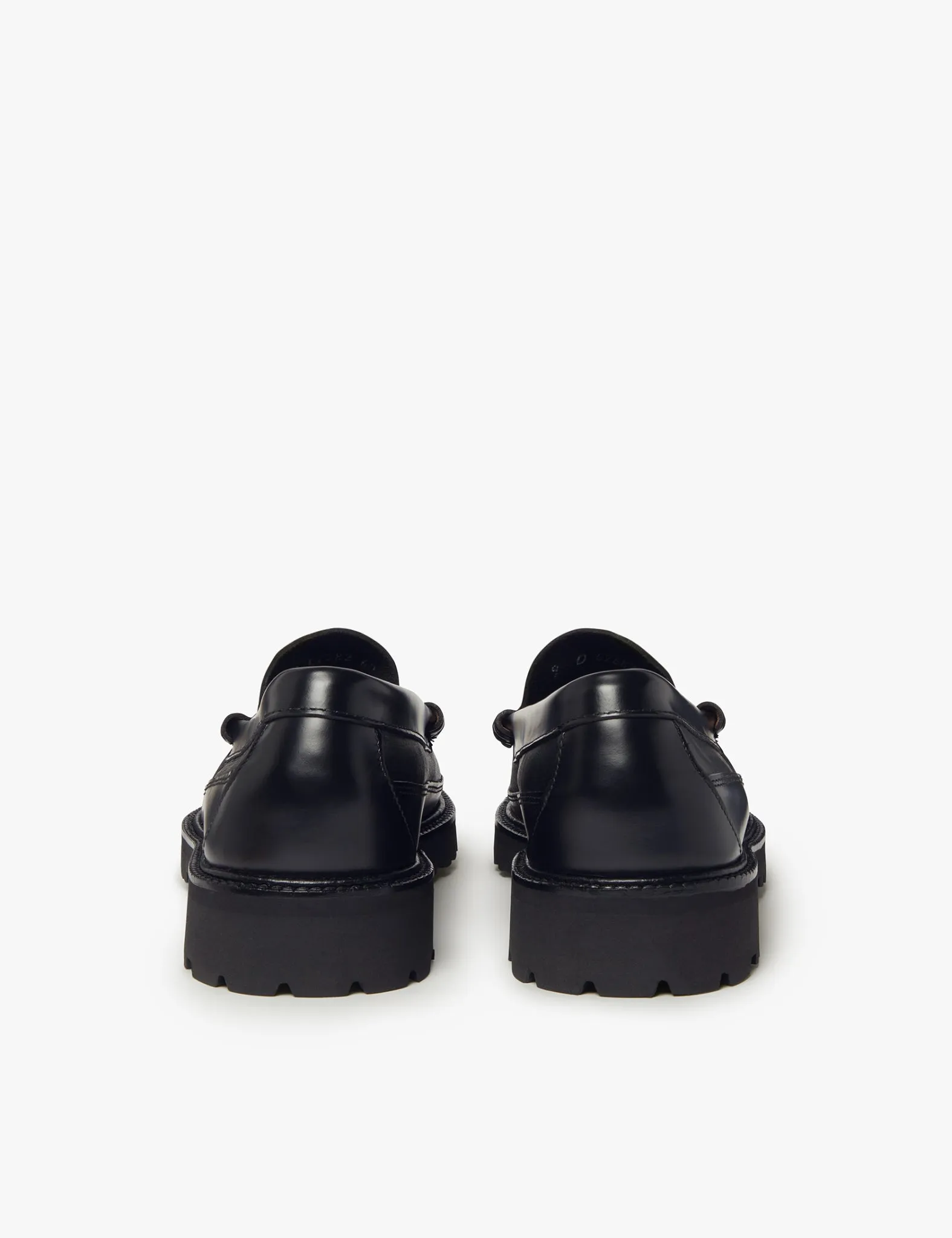 G.H. Bass Weejun 90 Larson Canoe Moc Loafer (Leather) - Black sold by Article London product image thumbnail 3