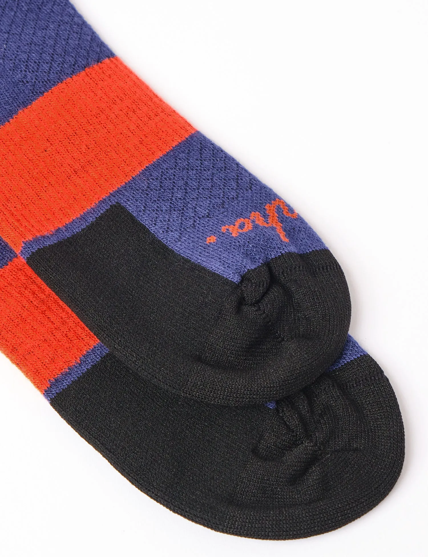 Rapha Trail Socks - Deep Blue/Orange sold by Article London product image thumbnail 5