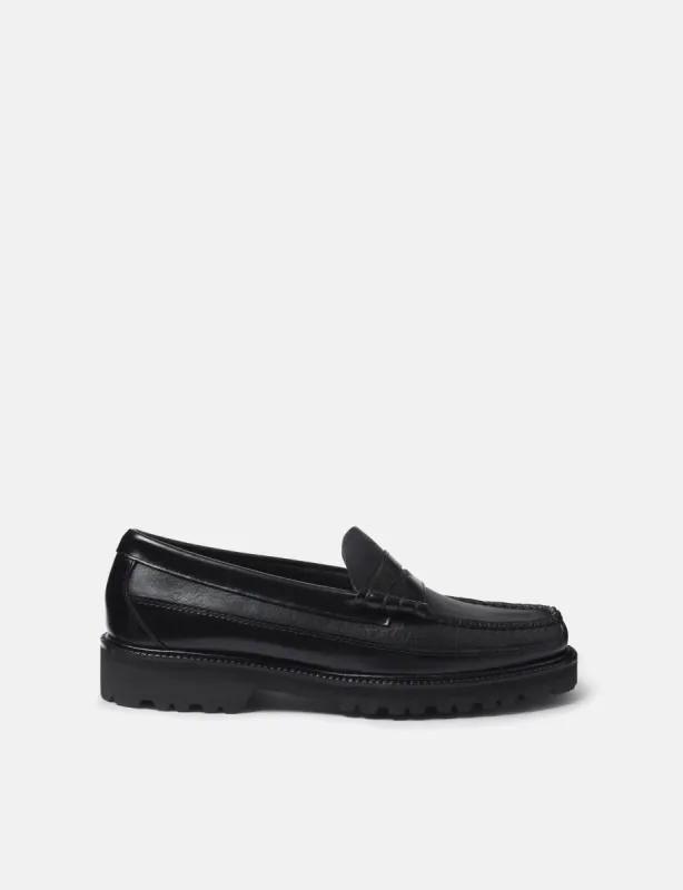 G.H. Bass Weejun 90 Larson Canoe Moc Loafer (Leather) - Black sold by Article London