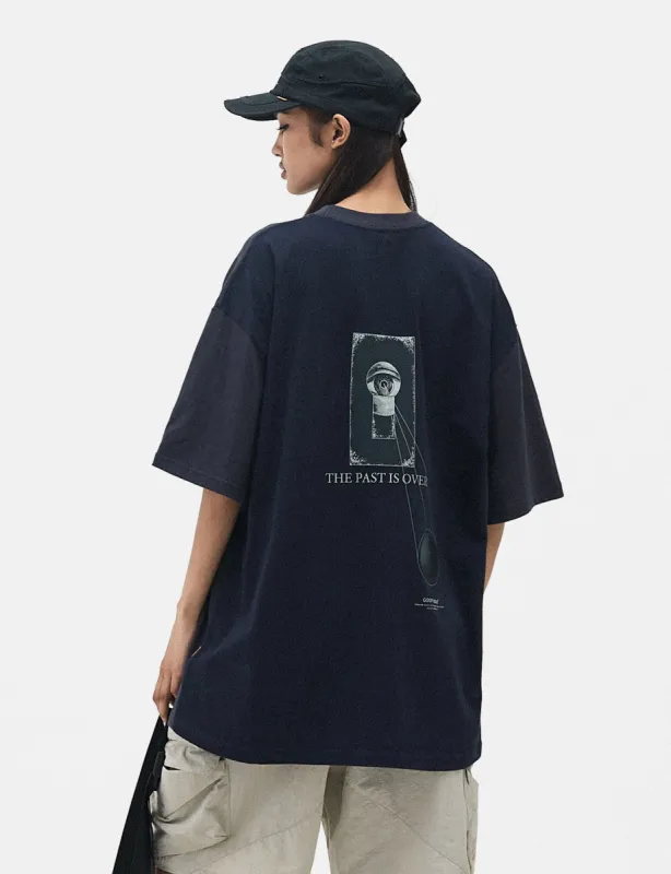 GOOPiMADE "K501-RT" New Order Graphic T-Shirt - Marine Blue sold by Article London