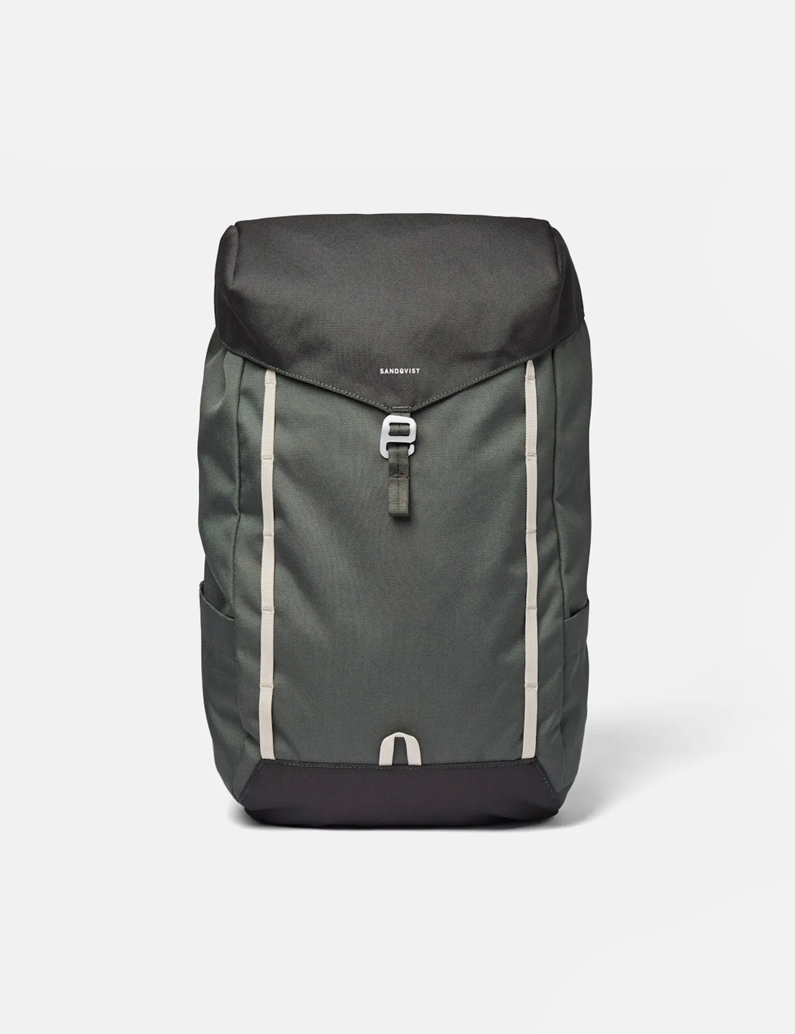 Sandqvist Walter Backpack - Multi Green/Grey Webbing sold by Article London