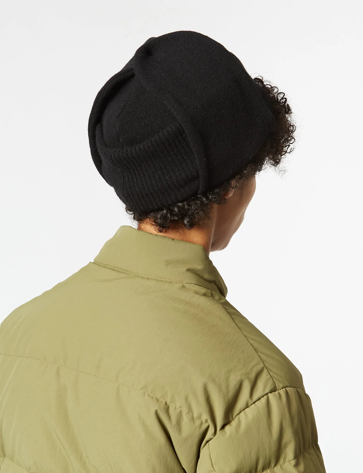 Snow Peak Knit Flight Cap - Black sold by Article London product image thumbnail 4
