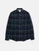 Norse Projects Anton Brushed Flannel Shirt -  Black Watch Check sold by Article London
