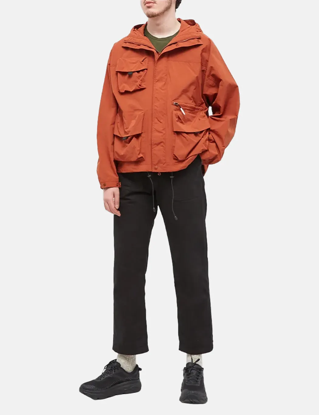 Uniform Bridge M70 Hooded Parka - Dark Orange sold by Article London product image thumbnail 5