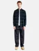 Norse Projects Anton Brushed Flannel Shirt -  Black Watch Check sold by Article London