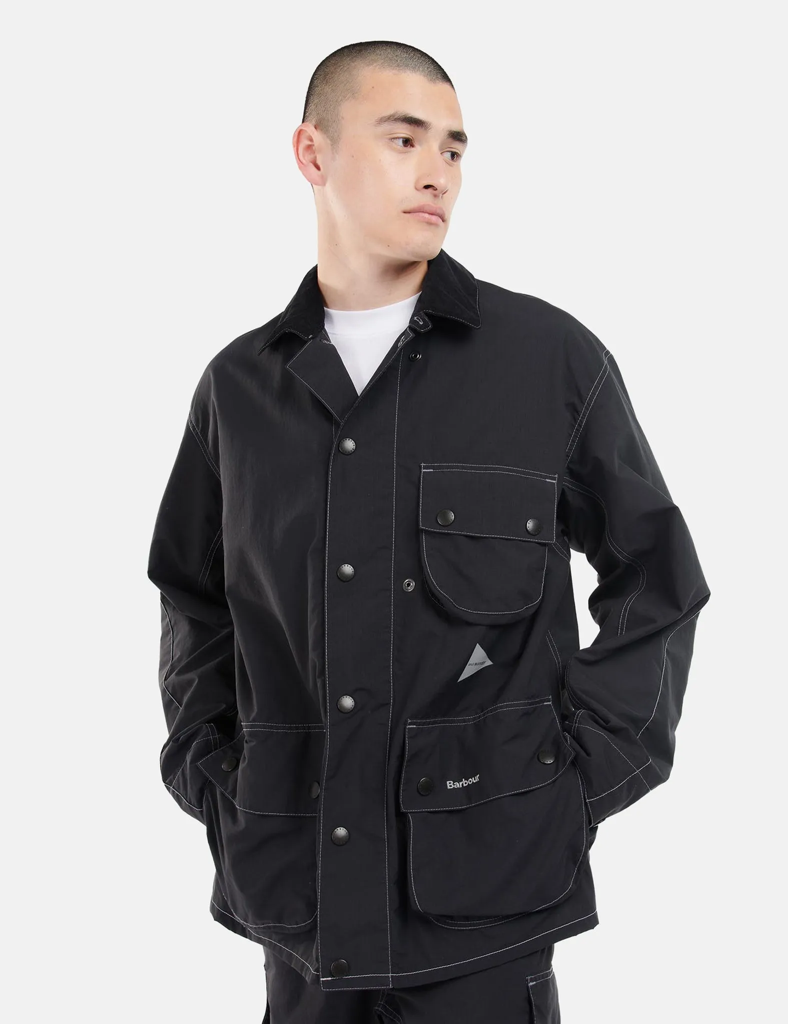 Barbour x And Wander Pivot Jacket - Black sold by Article London