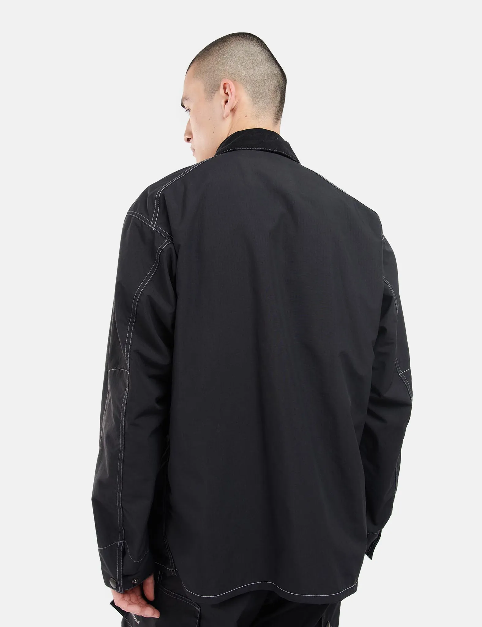 Barbour x And Wander Pivot Jacket - Black sold by Article London product image thumbnail 4