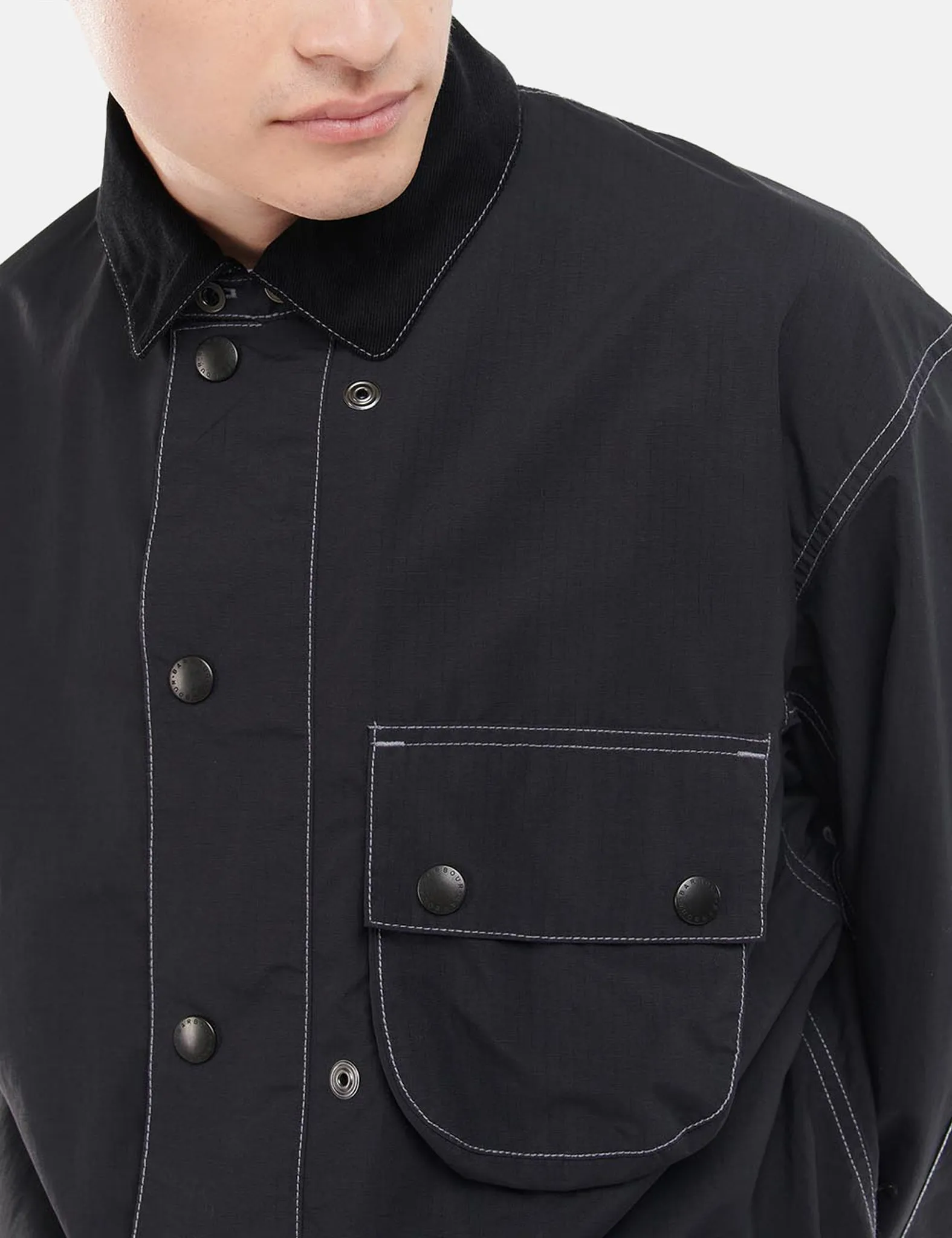 Barbour x And Wander Pivot Jacket - Black sold by Article London product image thumbnail 2