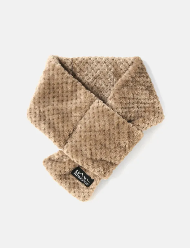 Manastash Thermal Fleece Muffler - Beige sold by Article London