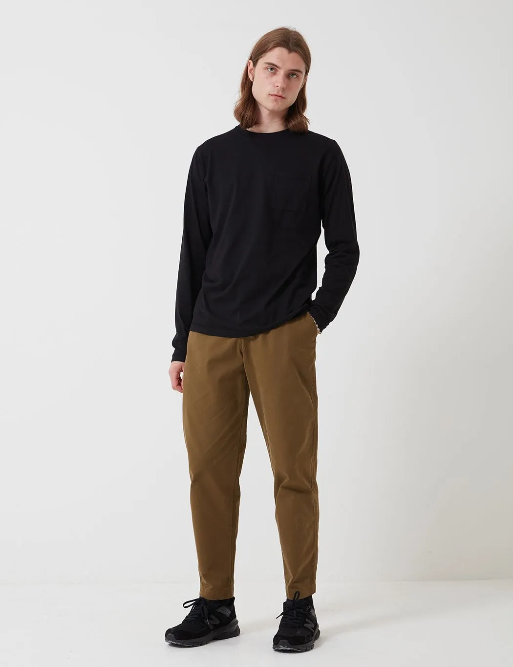 Bhode Besuto Long Sleeve T-Shirt (Organic Cotton) - Black sold by Article London product image thumbnail 3