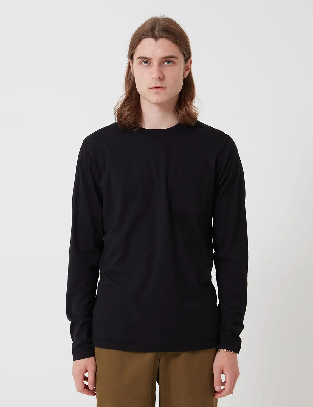 Bhode Besuto Long Sleeve T-Shirt (Organic Cotton) - Black sold by Article London