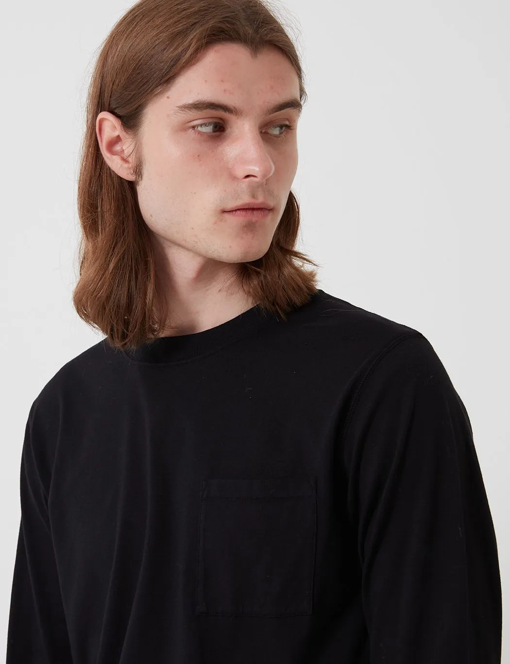 Bhode Besuto Long Sleeve T-Shirt (Organic Cotton) - Black sold by Article London product image thumbnail 2