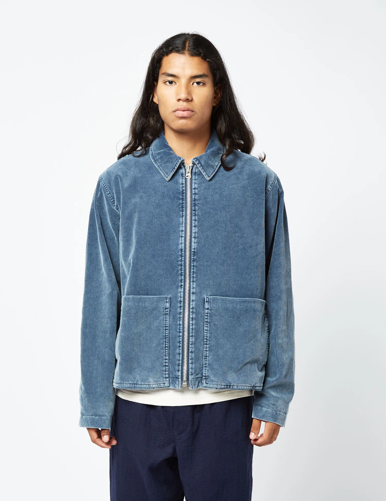 YMC Bay City Bomber Jacket - Blue | Parallel