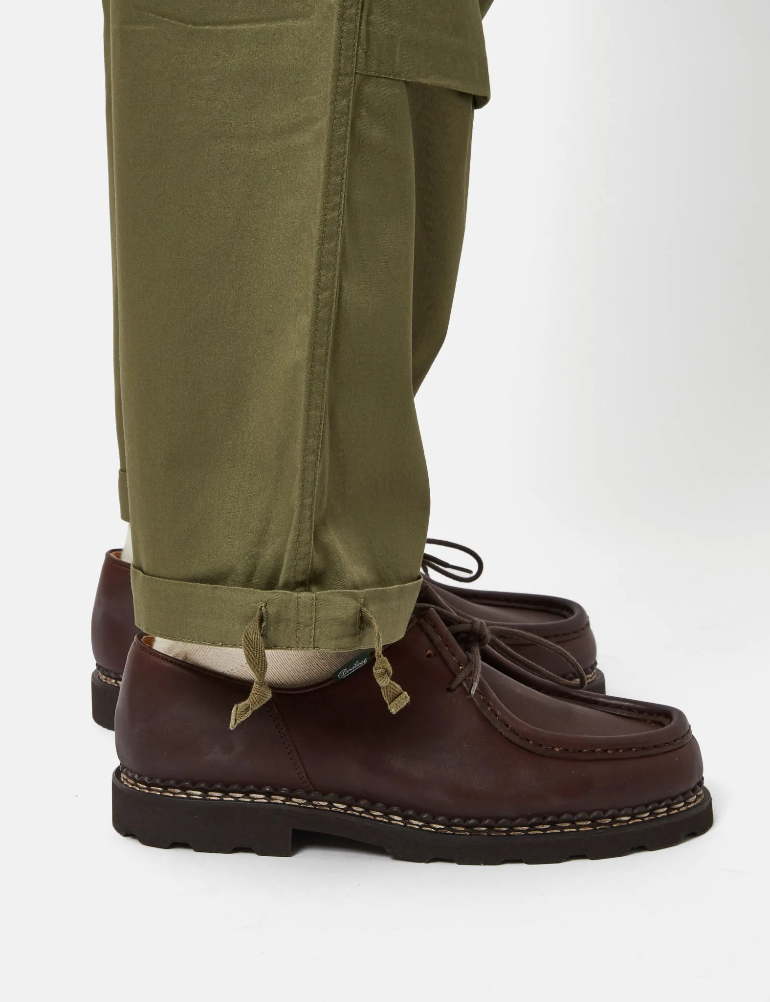 Universal Works Parachute Pant (Wide) - Olive Green sold by Article London product image thumbnail 4