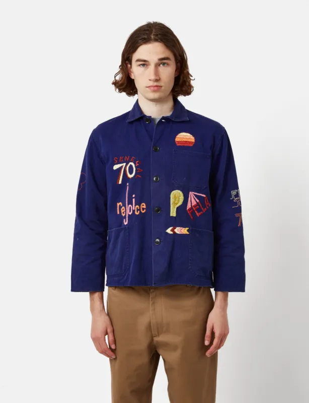 The Wolves Vintage Hand Embroidered Workwear Jacket - The Afrobeat Jacket sold by Article London
