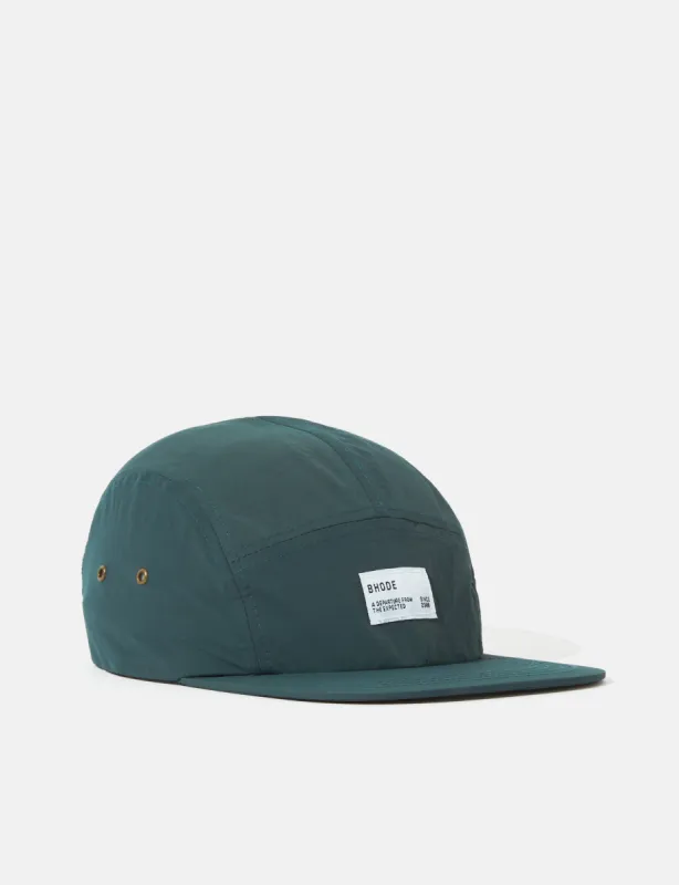 Bhode 5-Panel Cap (Nylon) - Kelp Green sold by Article London
