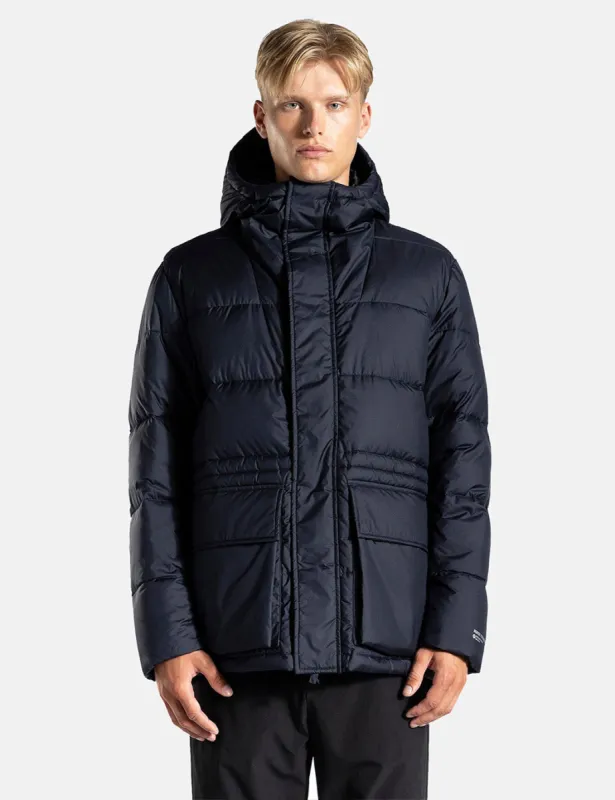 Norse Projects Willum Down Pertex Quantum Jacket - Dark Navy Blue sold by Article London