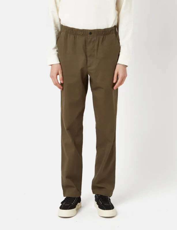 Norse Projects Ezra Light Stretch Trousers (Relaxed) - Ivy Green sold by Article London