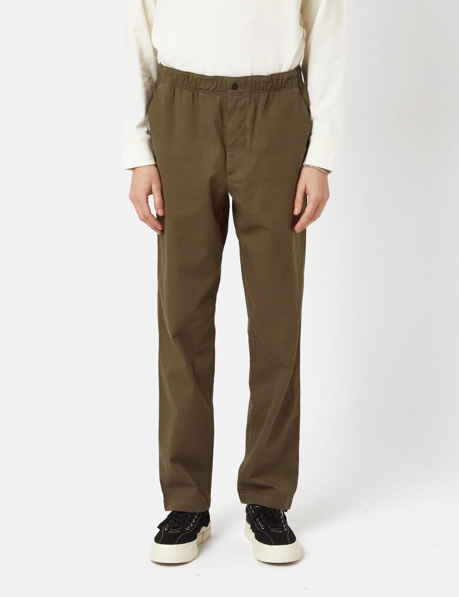 Norse Projects Ezra Light Stretch Trousers (Relaxed) - Ivy Green sold by Article London