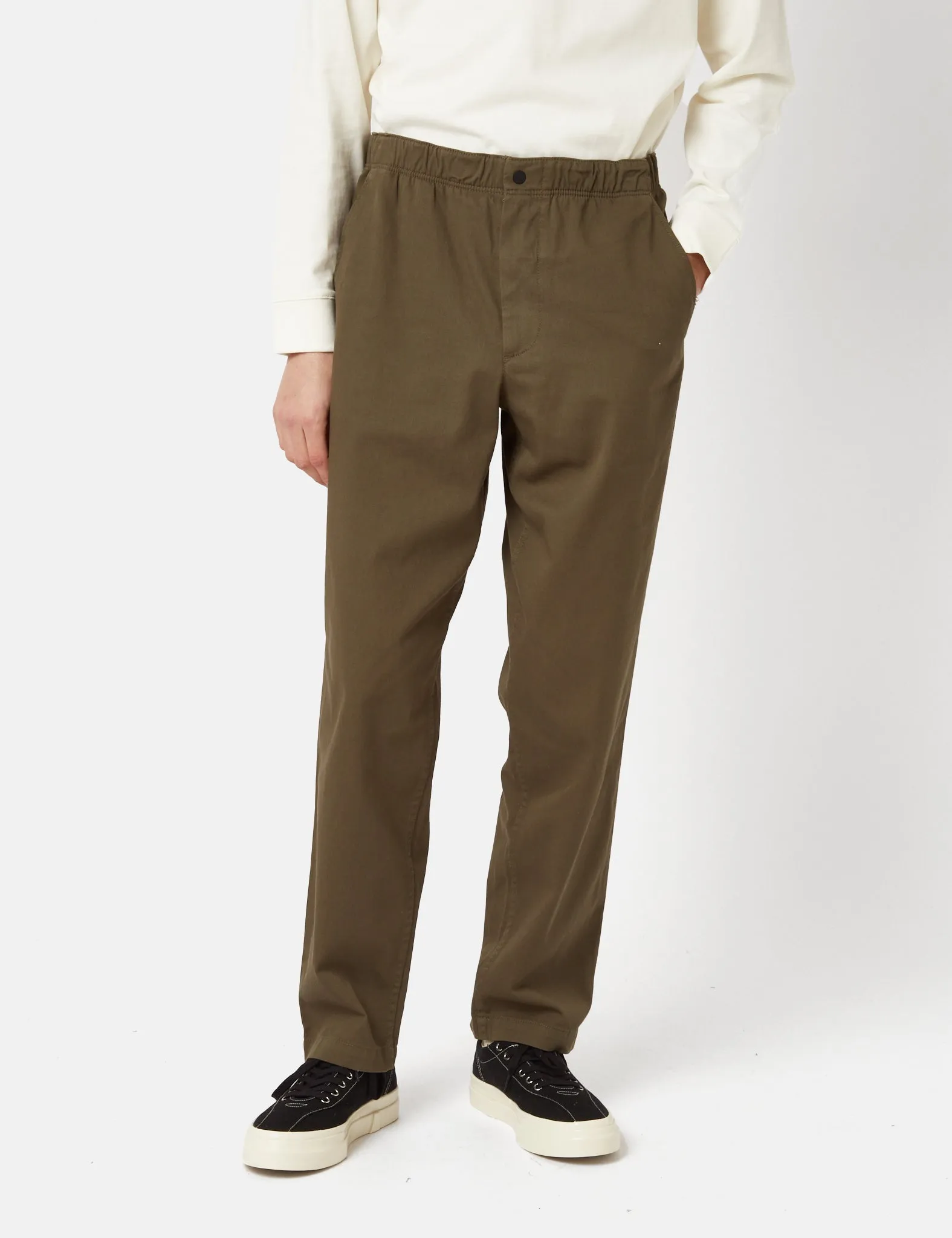 Norse Projects Ezra Light Stretch Trousers (Relaxed) - Ivy Green sold by Article London product image thumbnail 4