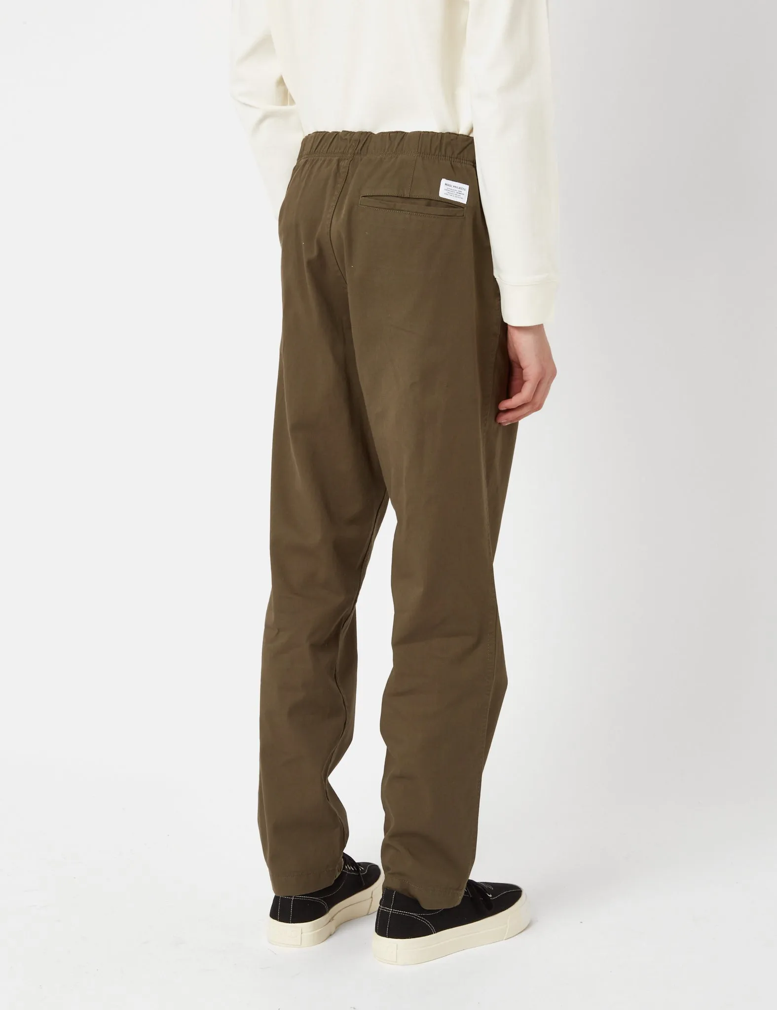 Norse Projects Ezra Light Stretch Trousers (Relaxed) - Ivy Green sold by Article London product image thumbnail 3